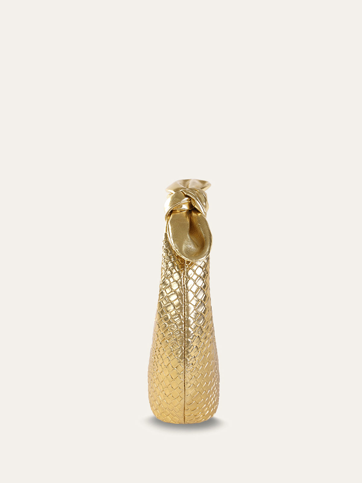 Bolsa com Alça de Nó Trançado - Golden