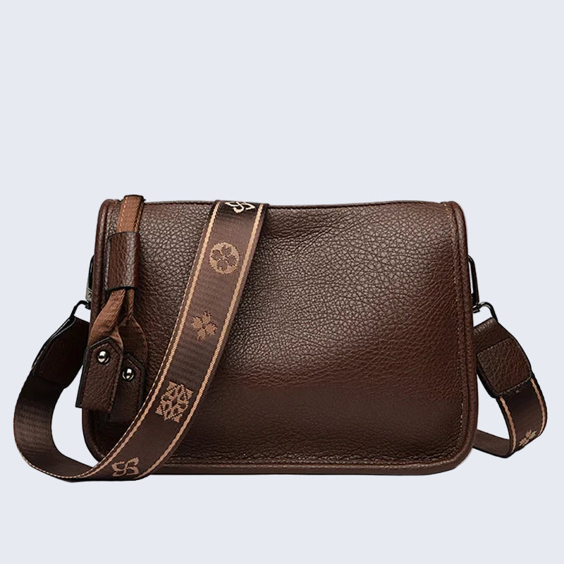 Bolsa de Couro Transversal ou Tiracolo - Milane
