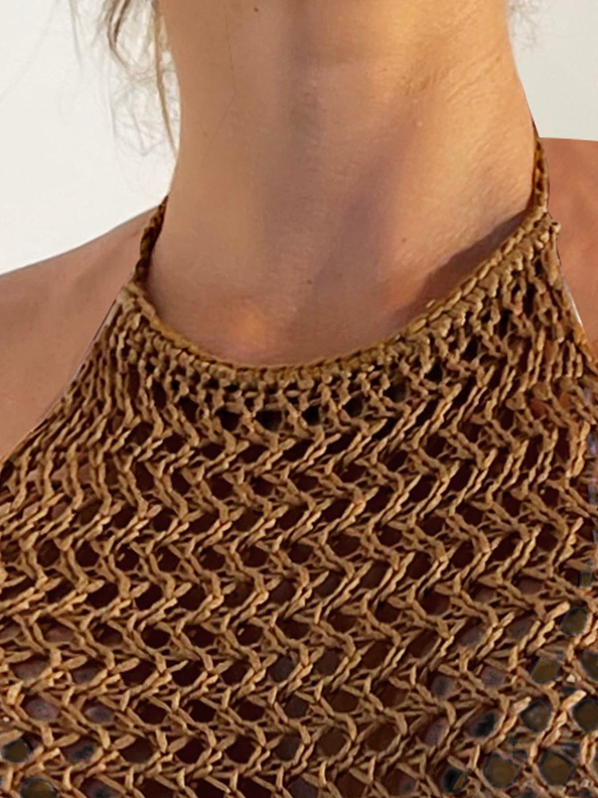 Vestido Crochê Simples