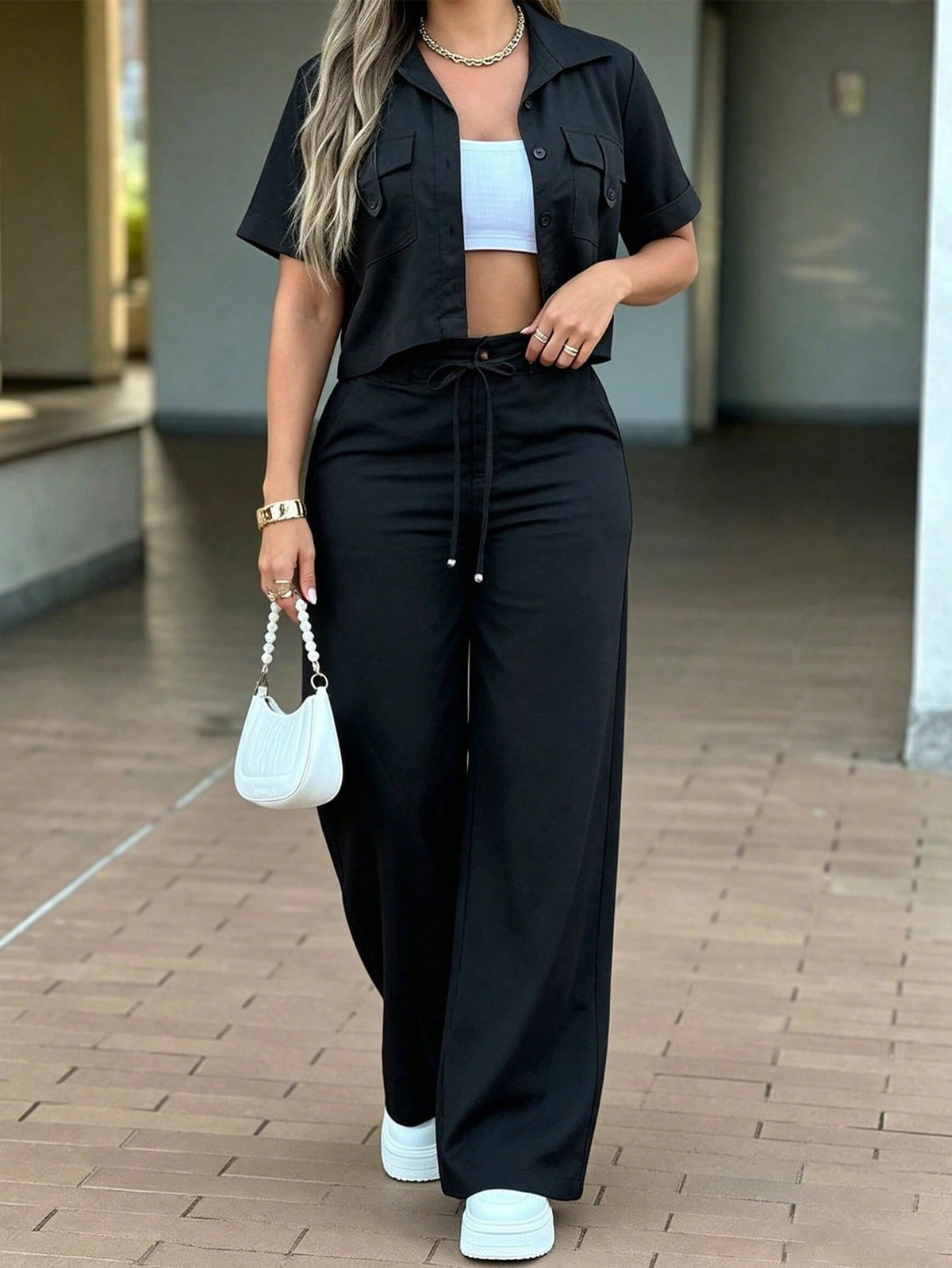 Conjunto Casual Feminino Zara