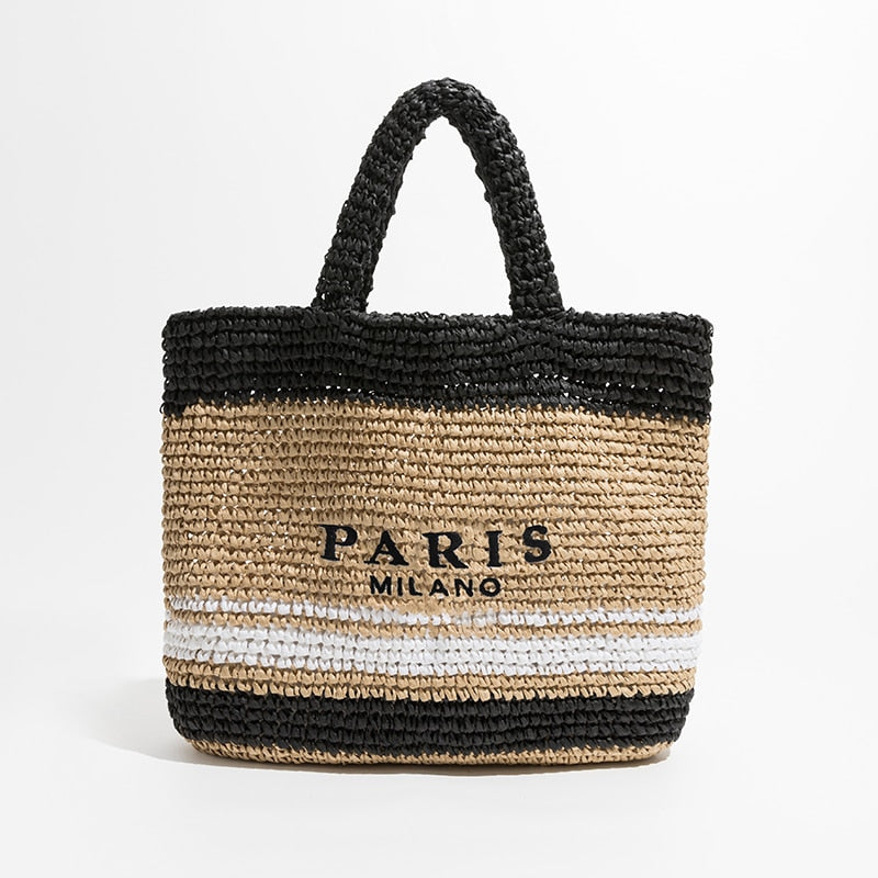 Bolsa de Praia em Palha Nobre - Milano