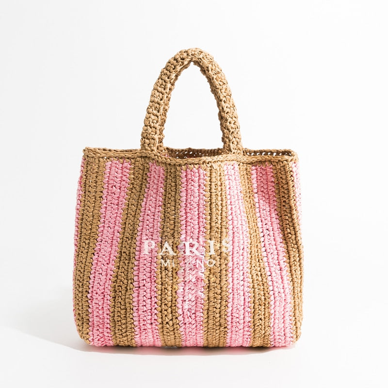 Bolsa de Praia em Palha Nobre - Milano