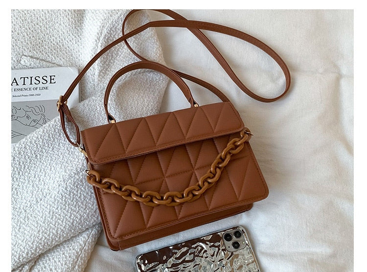 Bolsa Feminina de Couro 2 em 1 Durável e Estilosa
