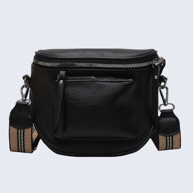 Bolsa Feminina de Couro Compacta - Elegance
